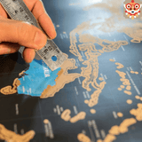 Scratchable World Map