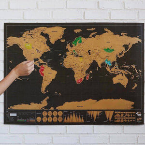 Scratchable World Map