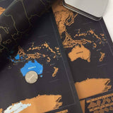 Scratchable World Map