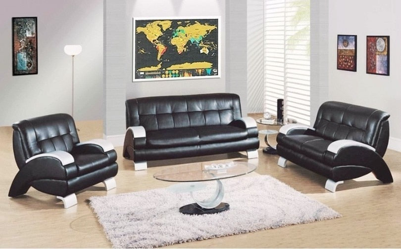 Scratchable World Map