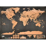 Scratchable World Map