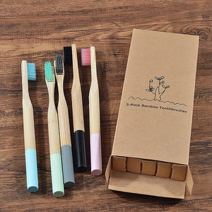 Soft Bristles Bamboo Toothbrushes