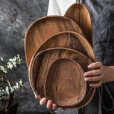 Vintage Wooden Tableware Set